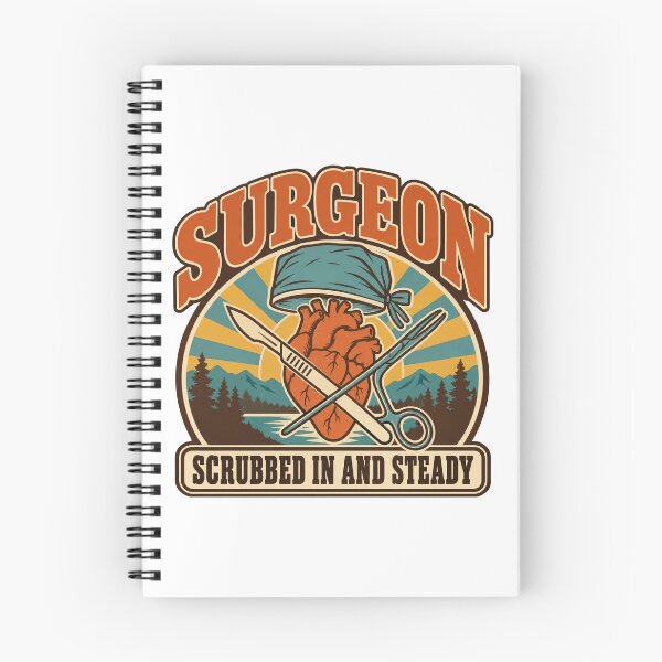 Item preview, Surgeon Gift - Scrubbed In And Steady designed and sold by RedRubyBubble.