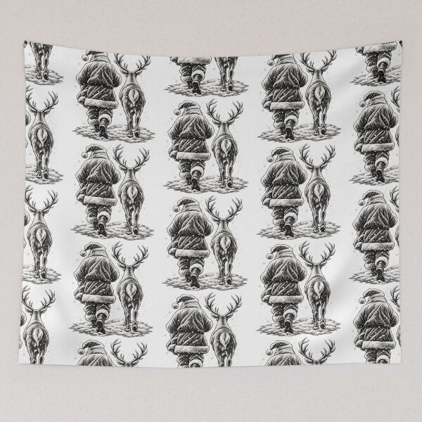 Item preview, Christmas Shift Complete Santa and Reindeer designed and sold by BakersTees.
