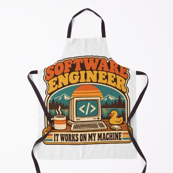 Item preview, Software Engineer Gift - It Works On My Machine designed and sold by RedRubyBubble.