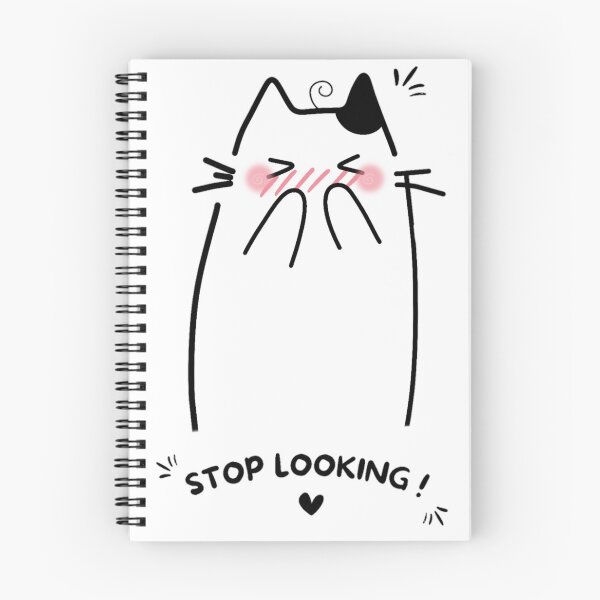 Item preview, Blushing Cat Stop Looking Shy Embarrassed Cat designed and sold by Aurevella.