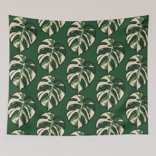 Item preview, Variegated Monstera – Botanical Leaf Art designed and sold by EchosOfNeris.