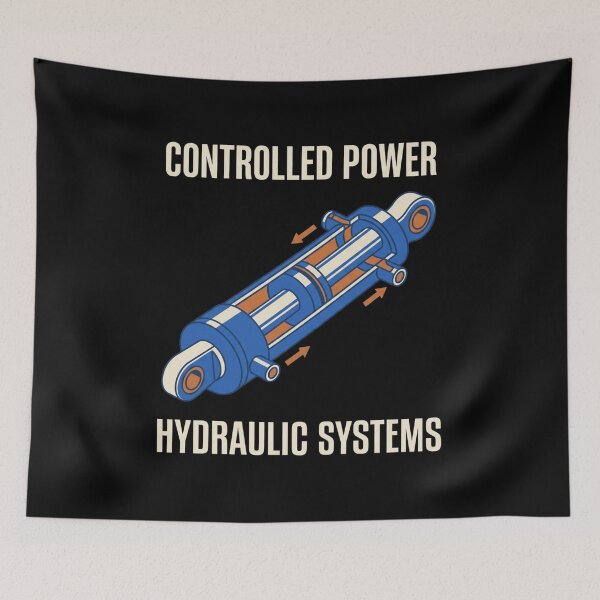 Item preview, Controlled Power | Hydraulic Systems Engineering designed and sold by Amr Darwish Graphic designer.