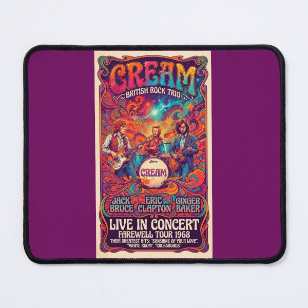 Item preview, Cream Psychedelic Retro Poster designed and sold by Halifaxartguy.