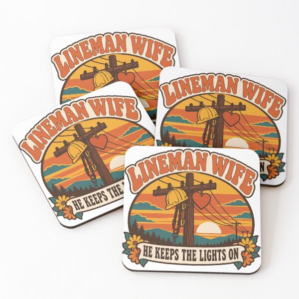 Item preview, Lineman Wife Gift - He Keeps The Lights On designed and sold by RedRubyBubble.