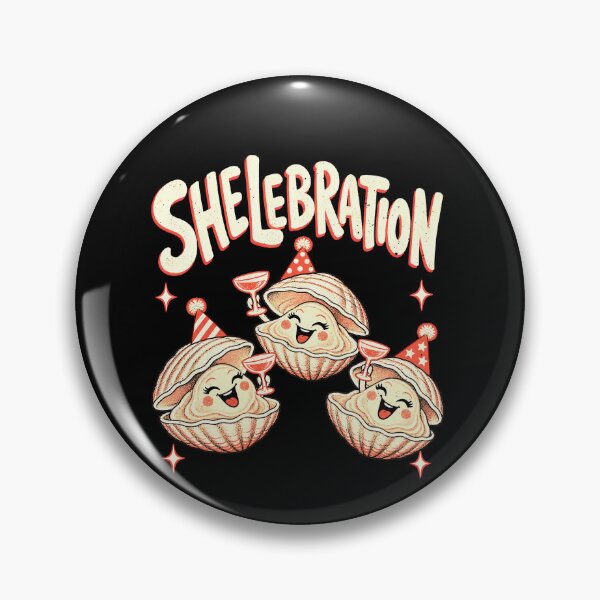 Item preview, Oyster Shellbration Party Pun designed and sold by elderberry.