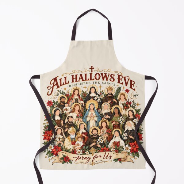 Item preview, All Hallows Eve Catholic Halloween, All Saints Day Celebration, Vintage Christian Saints, Traditional Catholic Faith, Religious Autumn Aesthetic designed and sold by Cchotlan.
