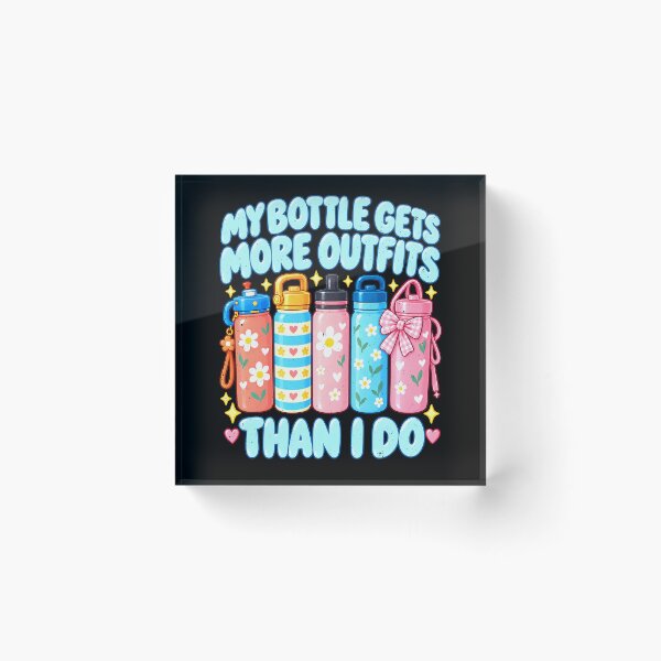 Item preview, Water Bottle Humor About Hydration and More Outfits designed and sold by elderberry.