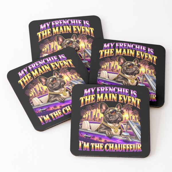Item preview, Frenchie Dog Takes the Spotlight as Chauffeur Joke designed and sold by elderberry.