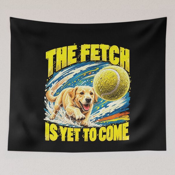 Item preview, Golden The Fetch and Is Yet to Come Retriever Dog designed and sold by elderberry.