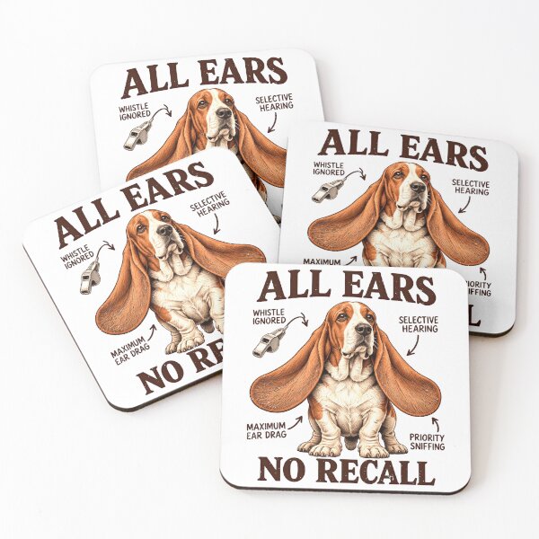 Item preview, Basset Hound Dog With No Recall designed and sold by elderberry.