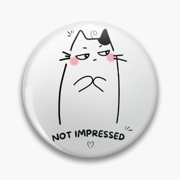 Item preview, Unimpressed Cat Not Impressed Sassy Judging Cat designed and sold by Aurevella.