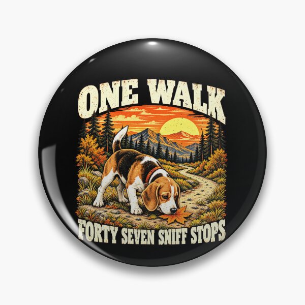 Item preview, Beagle Sniff Stops One Walk Joke designed and sold by elderberry.