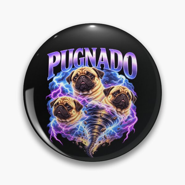 Item preview, Pugnado Pug Tornado Called Pun designed and sold by elderberry.