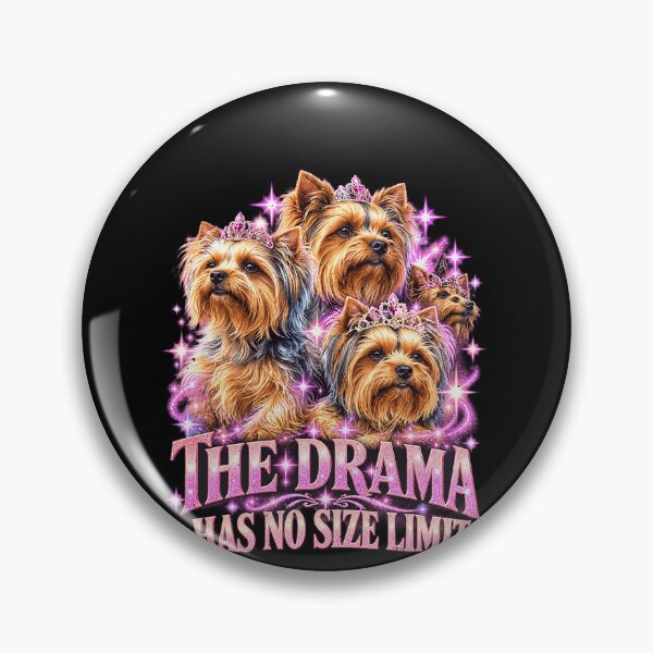 Item preview, Yorkie Dog Drama Has No Size Limit Humor designed and sold by elderberry.
