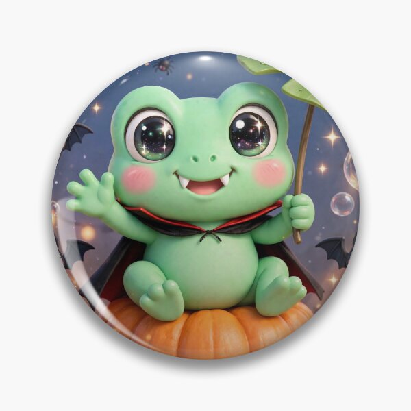 Item preview, Froppy the Kawaii Frog Halloween T-shirt designed and sold by PirateDee.