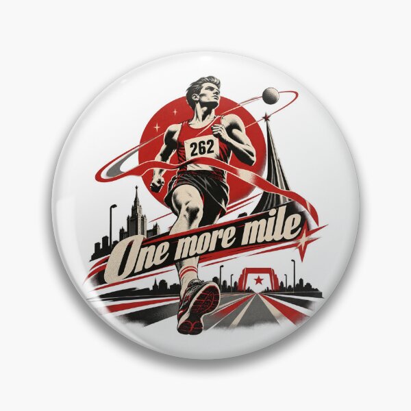 Item preview, Retro Futurist Marathon Running designed and sold by Quoteez.