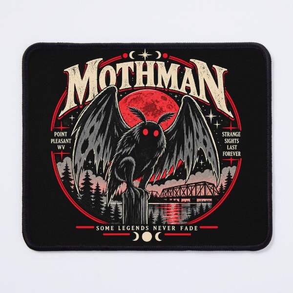 Item preview, Mothman Point Pleasant Cryptid Legend designed and sold by DarkMoonSiren.
