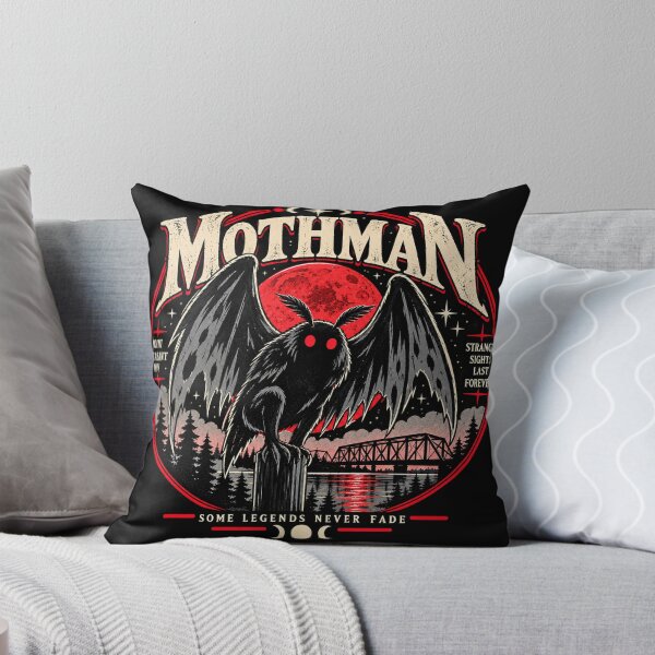 Item preview, Mothman Point Pleasant Cryptid Legend designed and sold by DarkMoonSiren.