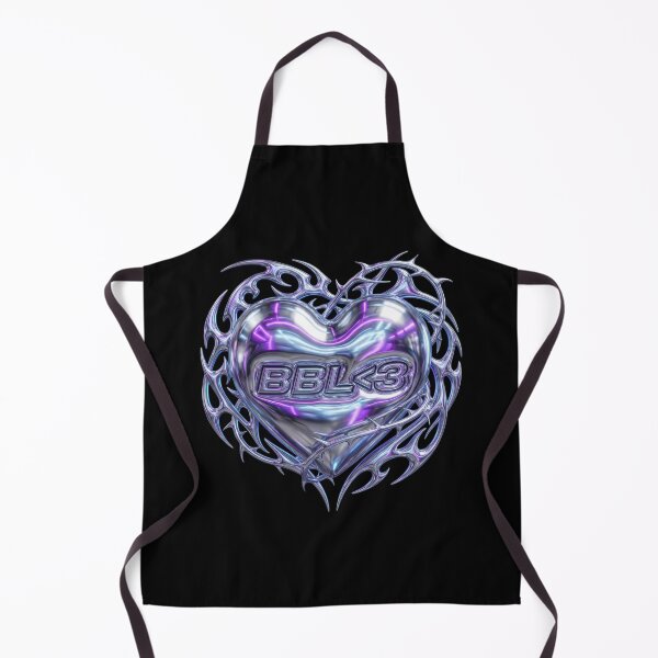 Item preview, Y2K Liquid Chrome Heart BBL Text Cyber designed and sold by nvrprooo.