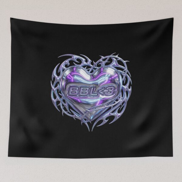 Item preview, Y2K Liquid Chrome Heart BBL Text Cyber designed and sold by nvrprooo.