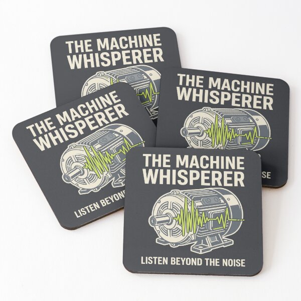 Item preview, The Machine Whisperer | Vibration Analysis Engineering designed and sold by Amr Darwish Graphic designer.