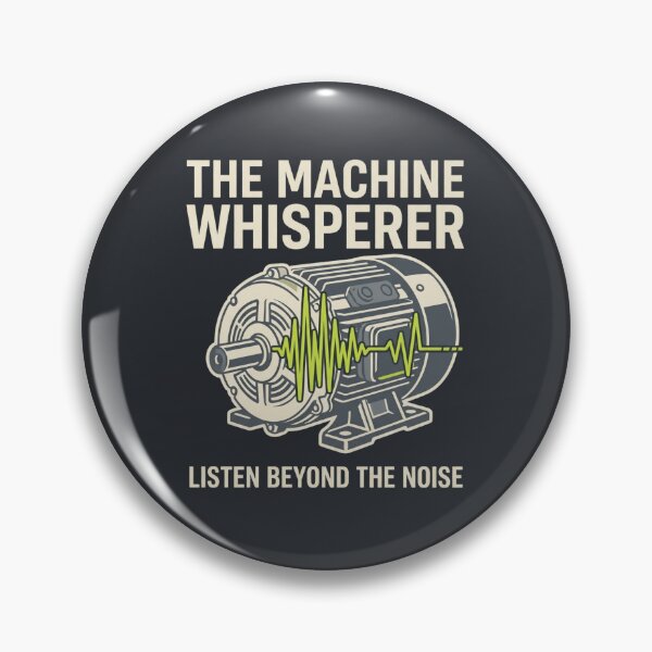 Item preview, The Machine Whisperer | Vibration Analysis Engineering designed and sold by Amr Darwish Graphic designer.