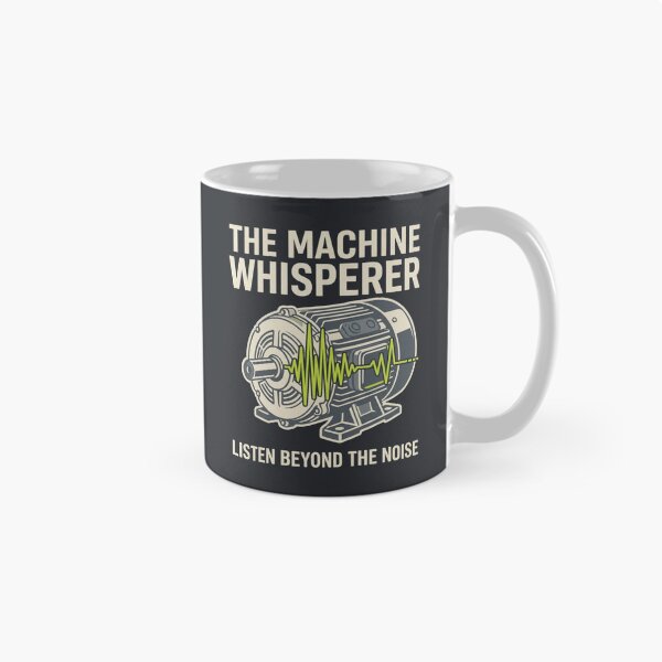 Item preview, The Machine Whisperer | Vibration Analysis Engineering designed and sold by Amr Darwish Graphic designer.