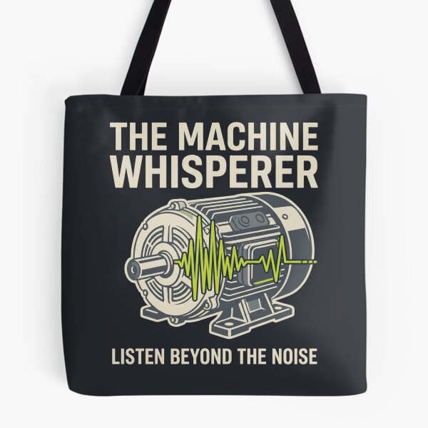 Item preview, The Machine Whisperer | Vibration Analysis Engineering designed and sold by Amr Darwish Graphic designer.