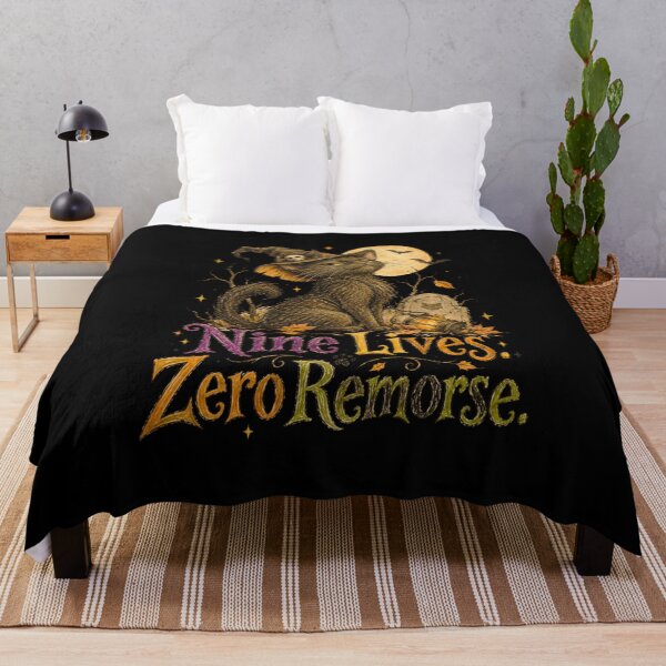 Item preview, Nine Lives. Zero Remorse. designed and sold by mirciashop.