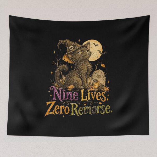 Item preview, Nine Lives. Zero Remorse. designed and sold by mirciashop.