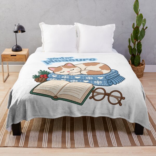 Item preview, Winter Pleasure – Cozy Reading and Book Lover Joy designed and sold by CleanDecor.