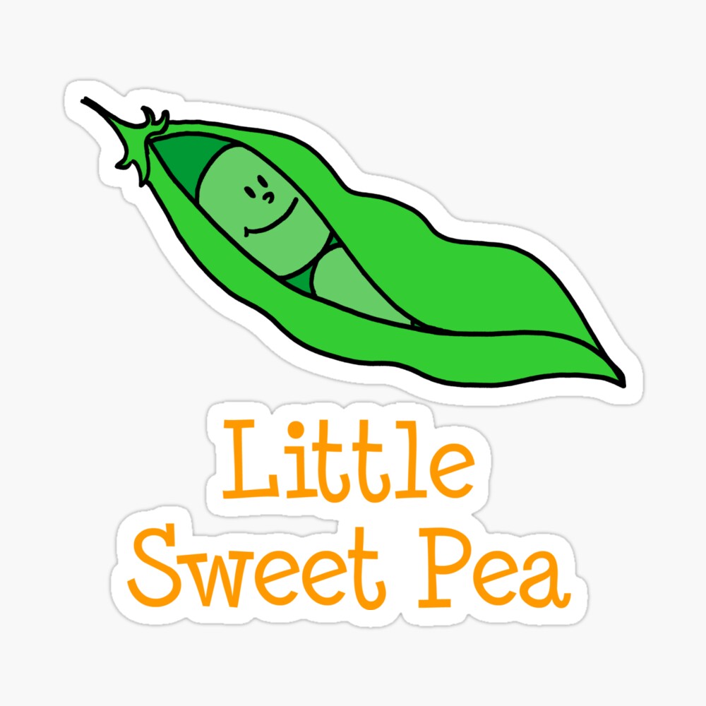 Little Sweet Pea Cartoon Pea For Baby Little Sweet Pea Cartoon Pea For Baby