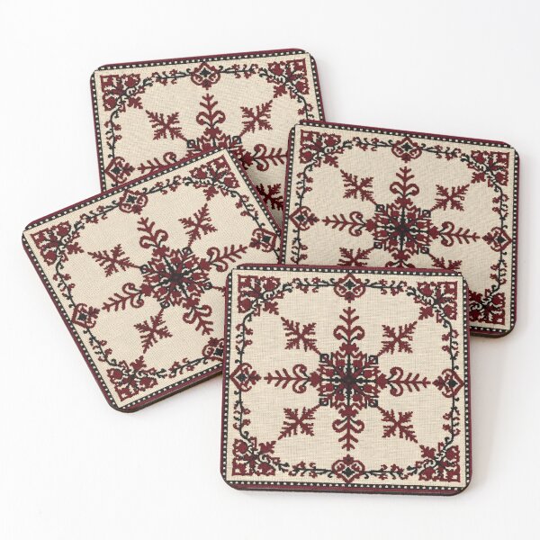 Item preview, Traditional Folk Embroidery Snowflake Pattern designed and sold by ART BOND.