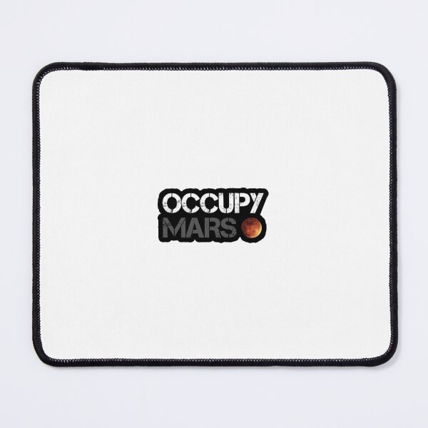Item preview, Occupy Mars Sticker designed and sold by SofaKingTESLA.
