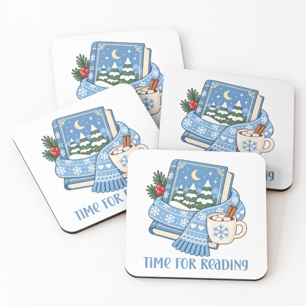 Item preview, Time for Reading – Cozy Winter Book Lover designed and sold by CleanDecor.