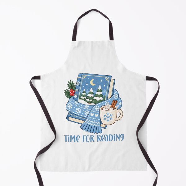 Item preview, Time for Reading – Cozy Winter Book Lover designed and sold by CleanDecor.