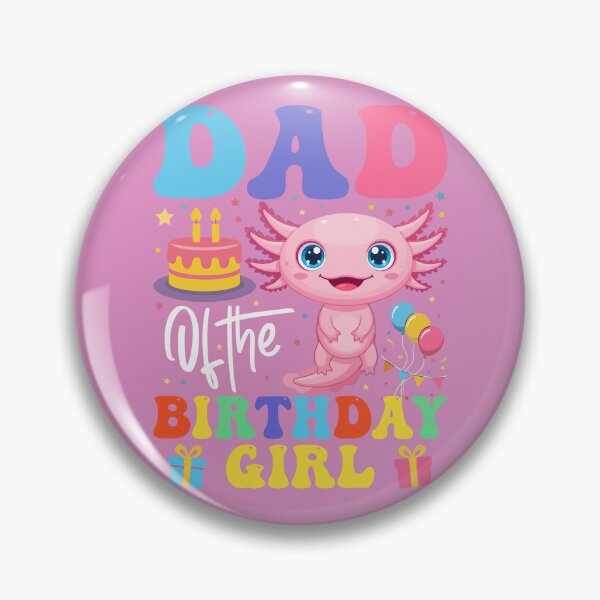 Item preview, Axolotl Dad of the Birthday Girl Funny T-Shirt designed and sold by MalwasBasket.