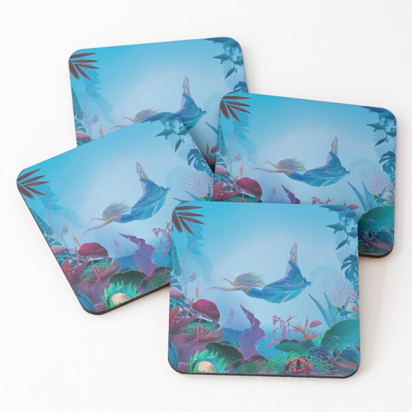 Item preview, Underwater Fantasy Flight - Surreal Floating Woman designed and sold by Vizerskaya.