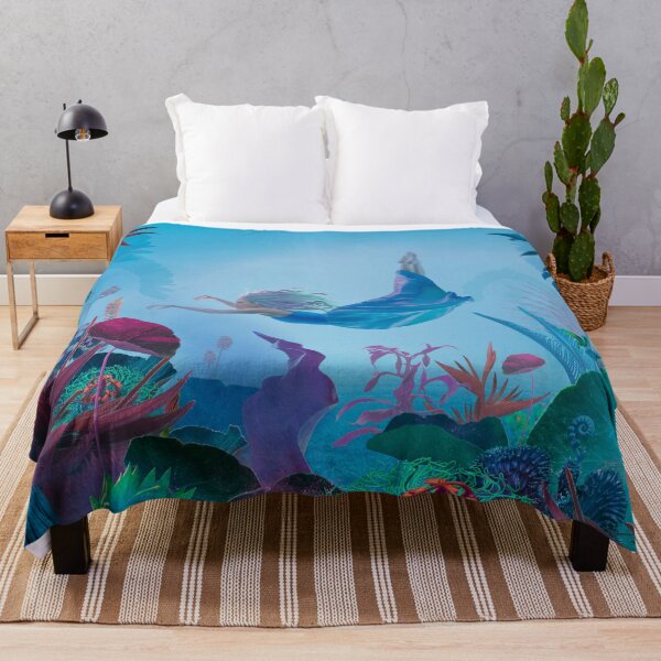 Item preview, Underwater Fantasy Flight - Surreal Floating Woman designed and sold by Vizerskaya.