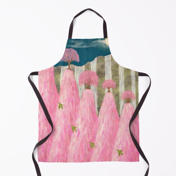 Item preview, Dreamy mountains of cherry blossoms designed and sold by greenPQBstudio.