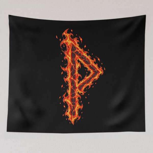 Item preview, Wunjo Rune  – Where Fire Meets Euphoria designed and sold by Faust-ART.