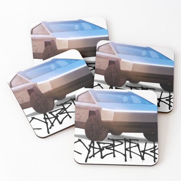 Item preview, Tesla Cybertruck Street Graffiti Art designed and sold by SofaKingTESLA.