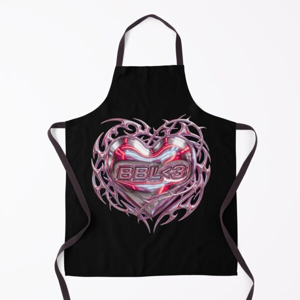 Item preview, Y2K Liquid Chrome Heart BBL Text Cyber designed and sold by nvrprooo.