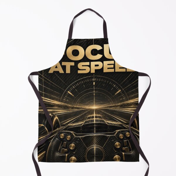 Artikelvorschau, Rennsport-Wandbild „Focus at Speed“, Cockpit-Poster in Schwarz und Gold, Motorsport-Garagendekoration, Digitaler Download entworfen und verkauft von shopcanva.