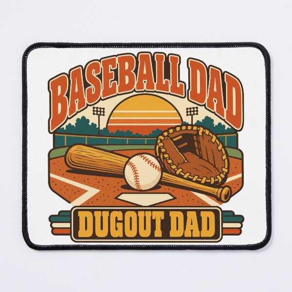 Item preview, Baseball Dad Gift - Dugout Dad designed and sold by RedRubyBubble.