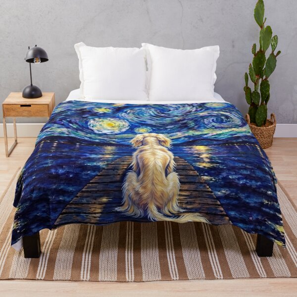 Item preview, Funny Saluki Starry Night Painting Bridge Star Mom Dad Kids designed and sold by FurryHavenPH.