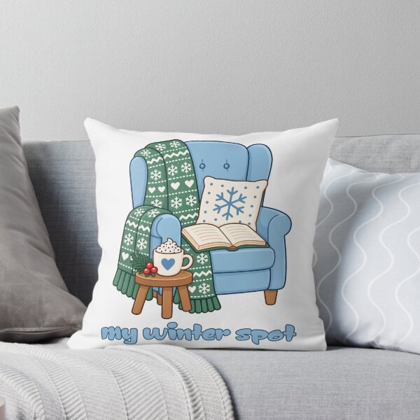 Item preview, My Winter Spot – Cozy Book Lover Reading Escape designed and sold by CleanDecor.