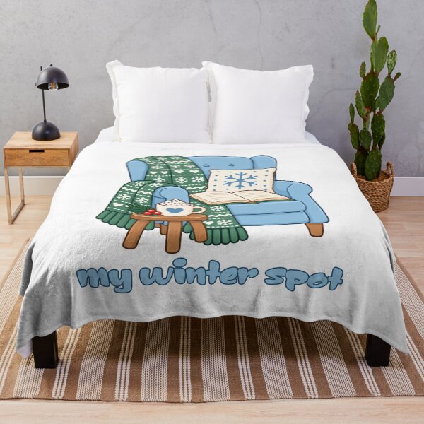 Item preview, My Winter Spot – Cozy Book Lover Reading Escape designed and sold by CleanDecor.