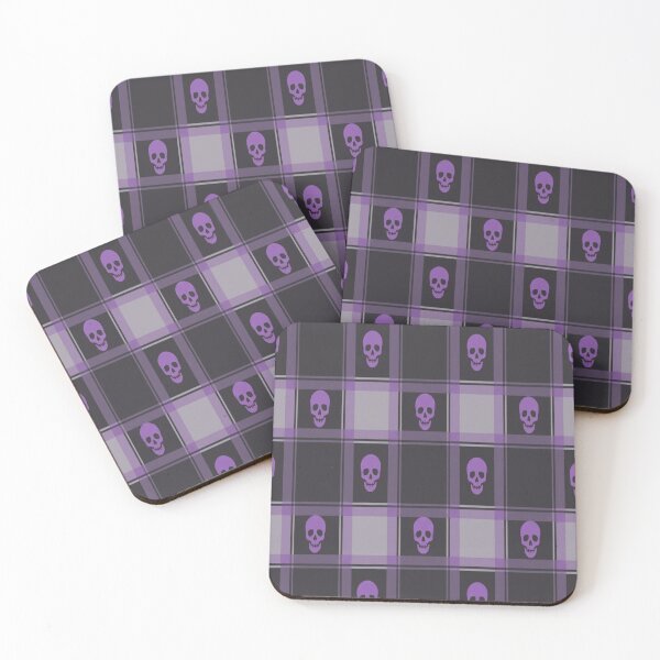 Item preview, purple skull plaid designed and sold by PalmRock.