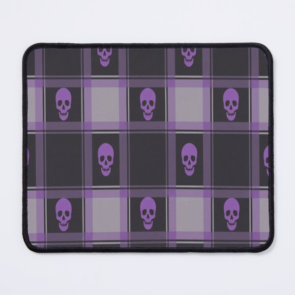 Item preview, purple skull plaid designed and sold by PalmRock.